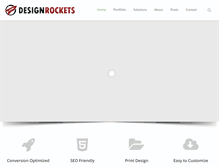 Tablet Screenshot of designrockets.com